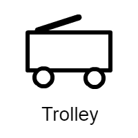 Rectangle, Square, circles, lines, train, car, truck, wagon